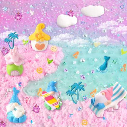 Imagem de Kit Slime LAWOHO Mermaid Gnomes 360ml, pacote com 6 para crianças