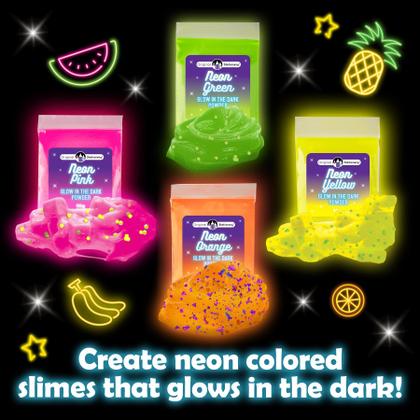 Imagem de Kit Slime: Papelaria original Glow in The Dark, 39 peças