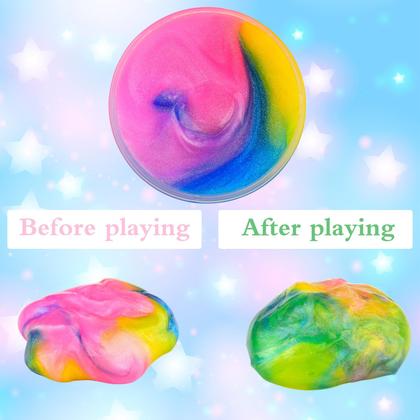 Imagem de Kit Slime vem com pacote Galaxy 102 a granel para crianças com frasco