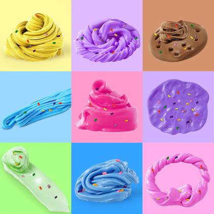 Imagem de Kit Slime YOPINSAND Butter, pacote com 50 unidades para crianças com granulado