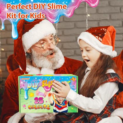 Imagem de Kit Slime YOPINSAND de 25 xícaras DIY para meninas com suplementos de 3 a 12 anos