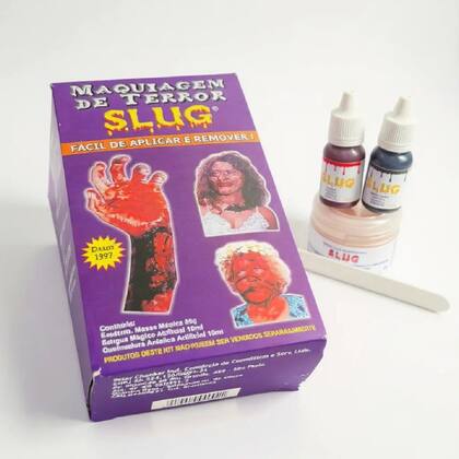 Imagem de kit slug maquiagem de terror slug e latex liquido 100 ml
