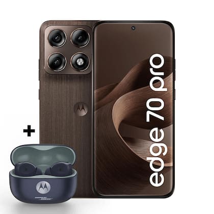 Kit Smartphone Motorola Edge 70 Pro 5G 256GB + Moto Buds 2 Plus
