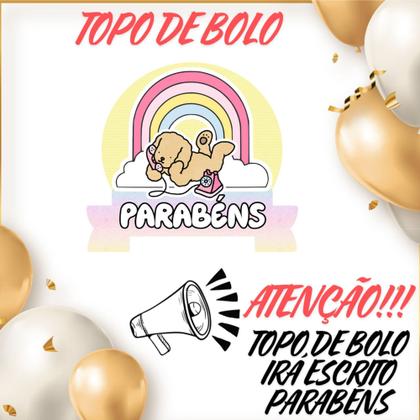 Imagem de Kit só um bolinho decoração Bobbie Goods Aniversário festa em casa banner, topo bolo