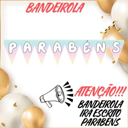 Imagem de Kit só um bolinho decoração Bobbie Goods Aniversário festa em casa banner, topo bolo