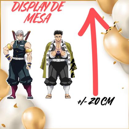 Imagem de Kit só um bolinho decoração Demon Slayer Aniversário festa em casa banner, topo bolo