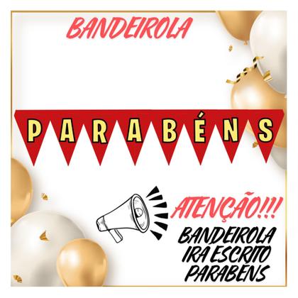 Imagem de Kit só um bolinho decoração Enaldinho Aniversário festa em casa, topo bolo - 35 Peças