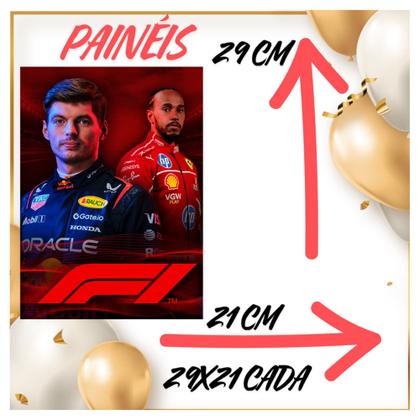 Imagem de Kit só um bolinho decoração Formula 1 Aniversário festa em casa banner, topo bolo - 50 Peças