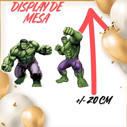 Imagem de Kit só um bolinho decoração Hulk Aniversário festa em casa banner, topo bolo