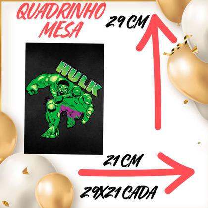 Imagem de Kit só um bolinho decoração Hulk Aniversário festa em casa banner, topo bolo