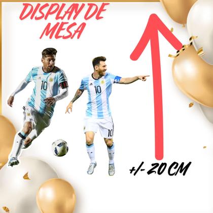 Imagem de Kit só um bolinho decoração Lionel Messi Aniversário festa em casa banner, topo bolo
