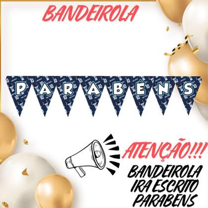 Imagem de Kit só um bolinho decoração Lionel Messi Aniversário festa em casa banner, topo bolo