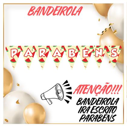 Imagem de Kit só um bolinho decoração Magali Aniversário festa em casa banner, topo bolo - 35 Peças