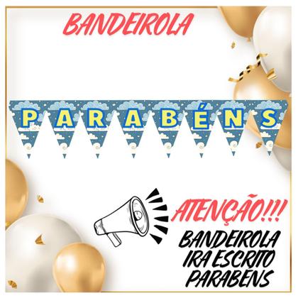 Imagem de Kit só um bolinho decoração Toy Story Cute Aniversário festa em casa banner, topo bolo - 50 Peças