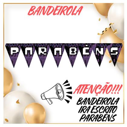 Imagem de Kit só um bolinho decoração Undertale Aniversário festa em casa banner, topo bolo - 35 Peças