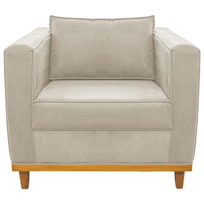 Imagem de Kit Sofá 2 Lugares e 2 Poltronas Europa Suede Doce Sonho Móveis