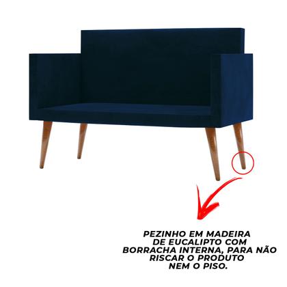 Imagem de Kit Sofá + 2 Poltronas Recepção Decorativa Envio Já