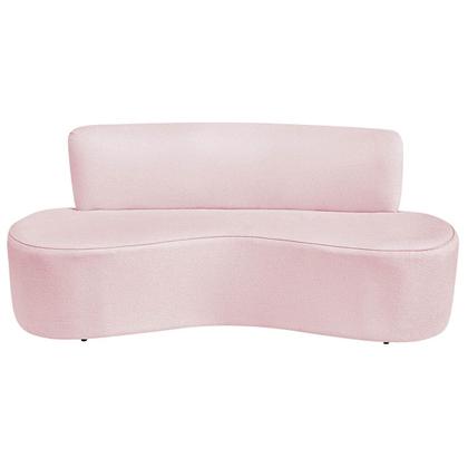 Imagem de Kit Sofá Curvo Amsterdã 160cm e Poltrona Luiza Max Suede