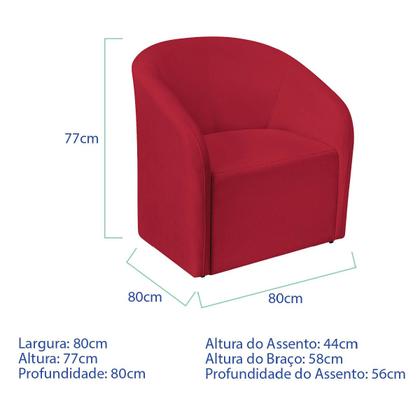 Imagem de Kit Sofá Curvo Amsterdã 160cm e Poltrona Luiza Max Suede
