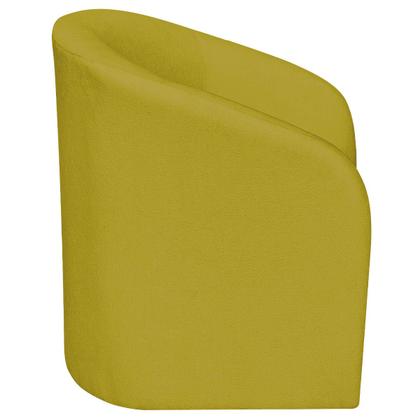 Imagem de Kit Sofá Curvo Amsterdã 180cm e Poltrona Luiza Max Suede