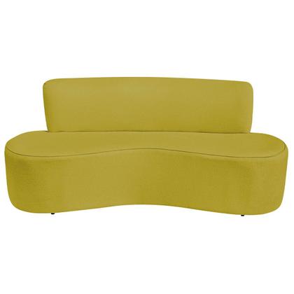 Imagem de Kit Sofá Curvo Amsterdã 180cm e Poltrona Luiza Max Suede