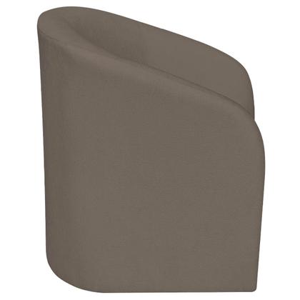 Imagem de Kit Sofá Curvo Amsterdã 180cm e Poltrona Luiza Max Suede