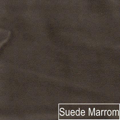 Imagem de Kit Sofá Curvo Amsterdã 180cm e Poltrona Luiza Max Suede