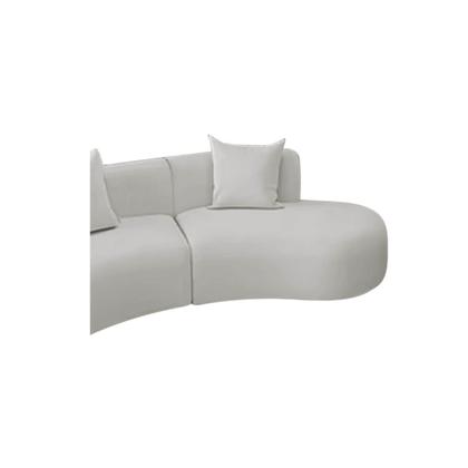 Imagem de Kit Sofá Modular 4 Lugares 360cm Moderno Curvo Orgânico Duna Bouclé