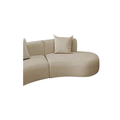 Imagem de Kit Sofá Modular 4 Lugares 360cm Moderno Curvo Orgânico Duna Linho