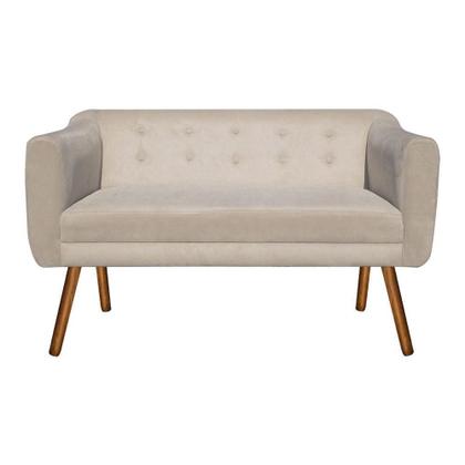 Imagem de Kit Sofá Namoradeira 2 Lugares e 02 Poltronas Julia Bege