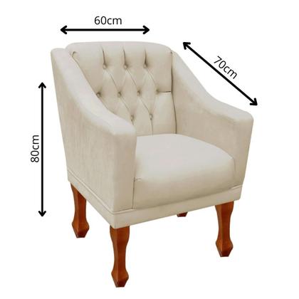 Imagem de Kit Sofá Namoradeira 2 Lugares Grécia + 1 Poltrona  Conforto, Design Moderno e Qualidade para Sala de Estar - Dritex