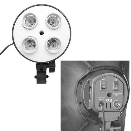 Imagem de Kit Softbox 60x60 com Soquete Quadruplo e Tripé Greika