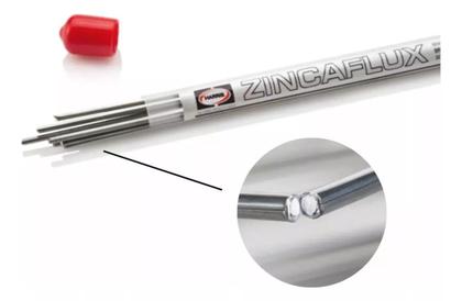 Imagem de Kit Solda Zincaflux Tubo Com 10 Varetas