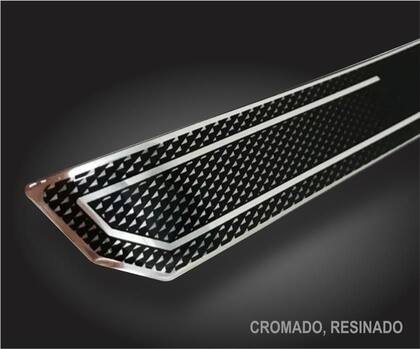 Imagem de Kit Soleira Diamante Up Tsi 2015/2019 Cromado Resinado