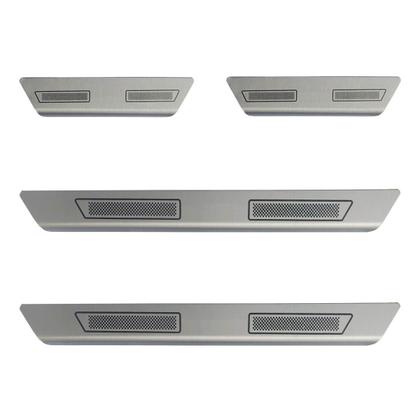 Imagem de Kit soleira porta aço inox escovado toyota yaris