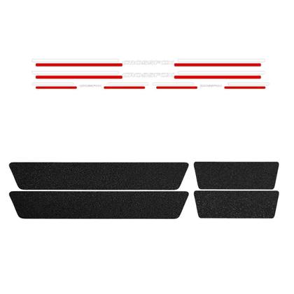 Imagem de Kit Soleira Protetora Porta Premium Red PVC - Crossfox