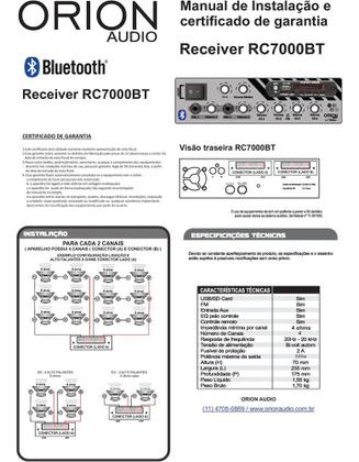 Imagem de Kit Som Ambiente 500 Watts Bluetooth + 4 Caixas Preta Parede