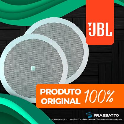 Imagem de Kit Som Ambiente Jbl Bluetooth Usb Sd Conexão Celular + 8 Arandelas de Embutir no Teto Gesso