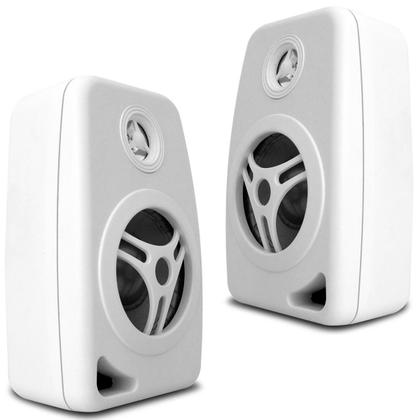 Imagem de Kit Som Ambiente Módulo Amplificador + 4 Caixa Acústica Pc