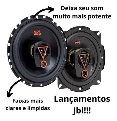 Imagem de Kit Som Automotivo 4 Alto Falantes Carro Jbl 6 Pol + 5 Pol + Amplificador Stetsom