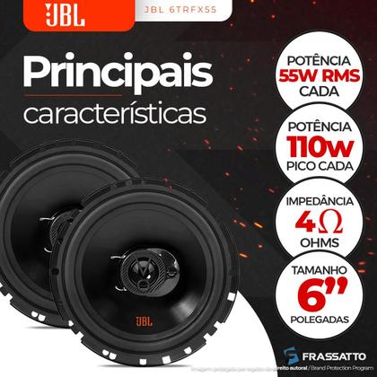Imagem de Kit Som Automotivo Bluetooth Jbl Carro Usb Sd Mp3 Player + 4 Alto Falantes Portas Jbl