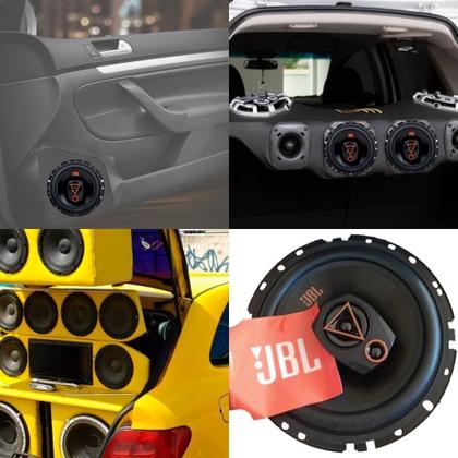 Imagem de Kit Som Automotivo Jbl 4 Alto Falantes Jbl 200w Rms Potencia + Modulo Stetsom ir400.4