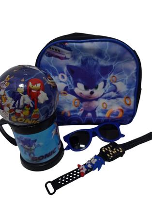 Imagem de Kit Sonic Bola Surpresa Relogio Digital  Kit Oculos Bolsa