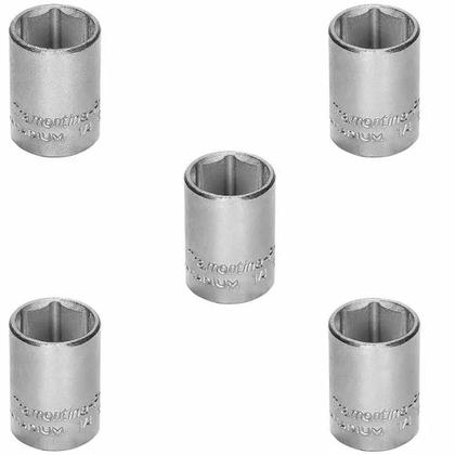 Imagem de Kit Soquete Encaixe 1/4 Pol Sextavado 4,0 a 13,0 MM Com 17 Peças e Maleta TRAMONTINA