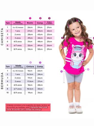 Imagem de Kit Sortido 10 Peças de Roupas bebê Menina Conjunto Ciclista bebê infantil 5 conjuntos