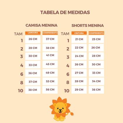 Imagem de Kit Sortido 10 Peças de Roupas Infantil bebê Menina 5 Camisetas 5 Bermudas Kit 5 com Conjuntos Infantil Verão para Menina Bebê dias quentes