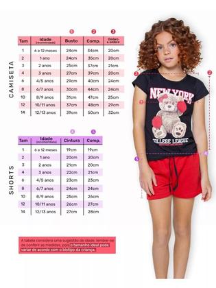 Imagem de Kit Sortido 10 Peças de Roupas Infantil Menina Conjunto Verão Roupas Infantil Menina dias quentes