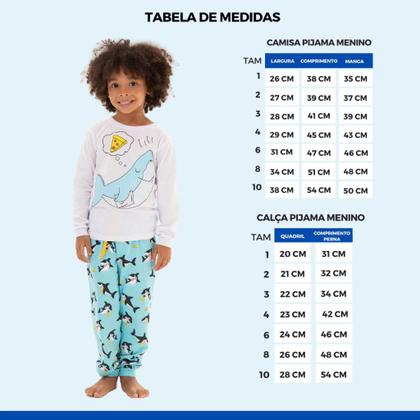 Imagem de Kit Sortido 4 Peças Pijama Comprido Infantil Menino 2 Camisas 2 Calças Kit com 2 Pijamas de Roupa Infantil Menino