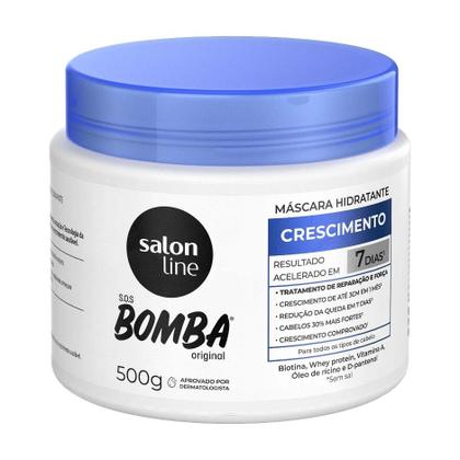 Imagem de Kit SOS Bomba Original + Tônico Crescimento acelerado + Máscara de Hidratação Salon Line