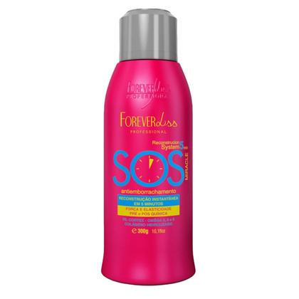 Imagem de KIT SOS Reconstrutor Forever Liss 300ml+Escova Beauty Secret